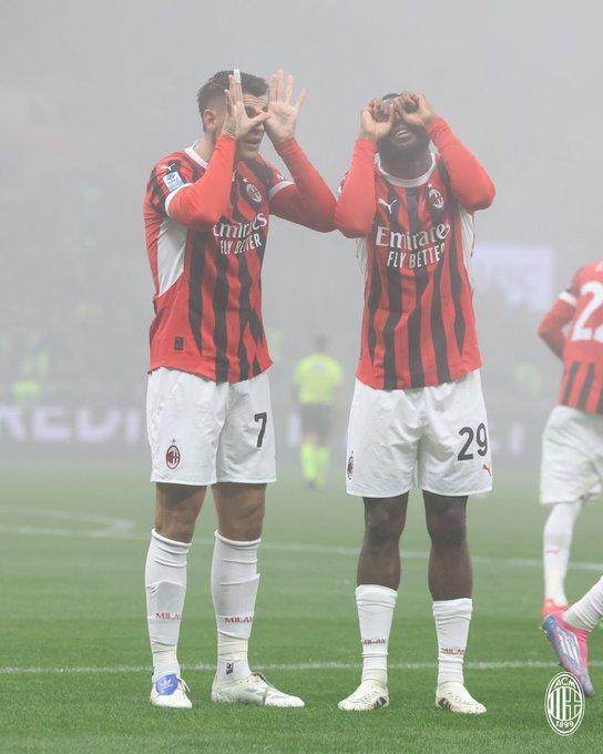 柠檬体育直播中超直播-【意甲】莫拉塔破门赖因德斯双响，AC米兰3比0恩波利